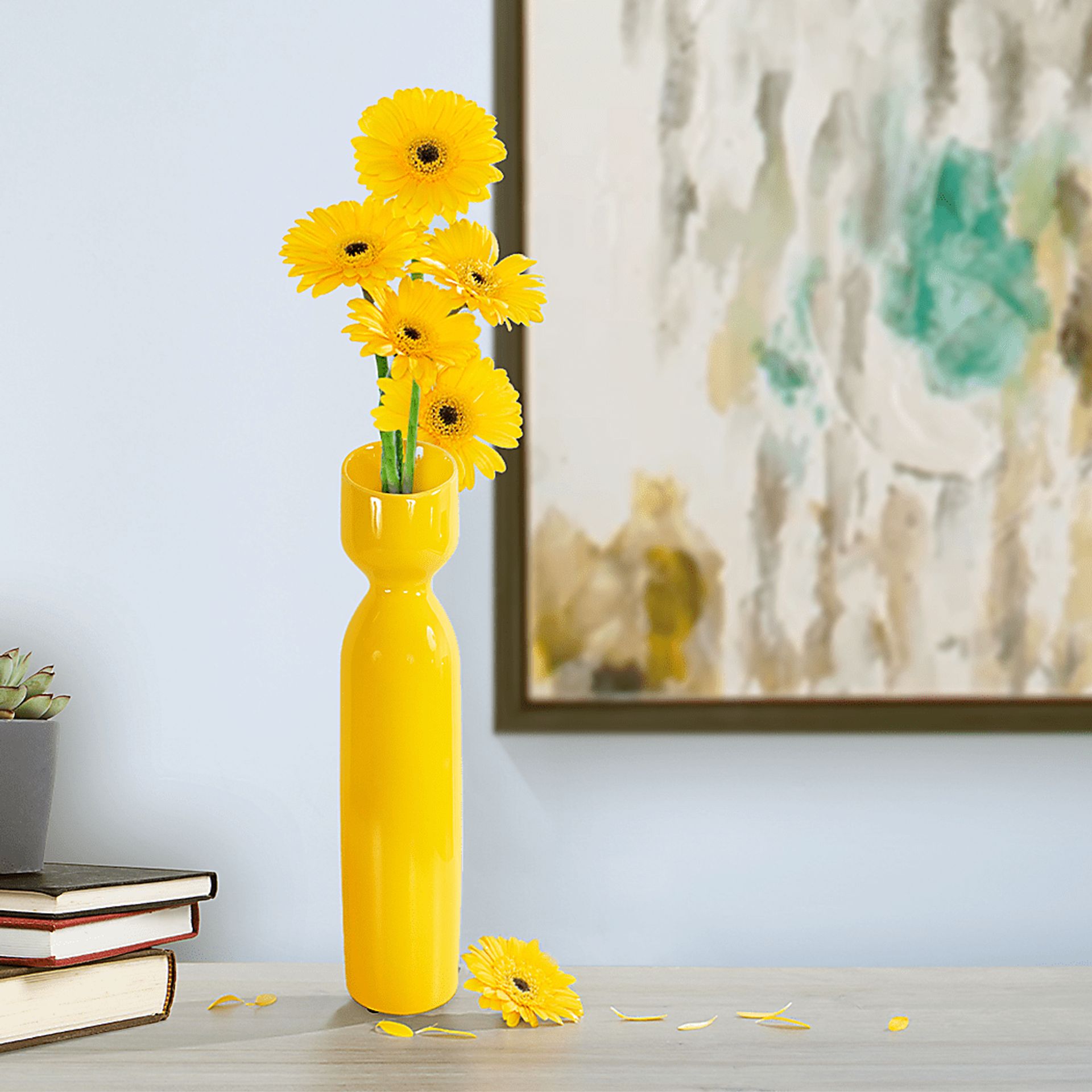 Baut Yellow Short Vase - Image 2