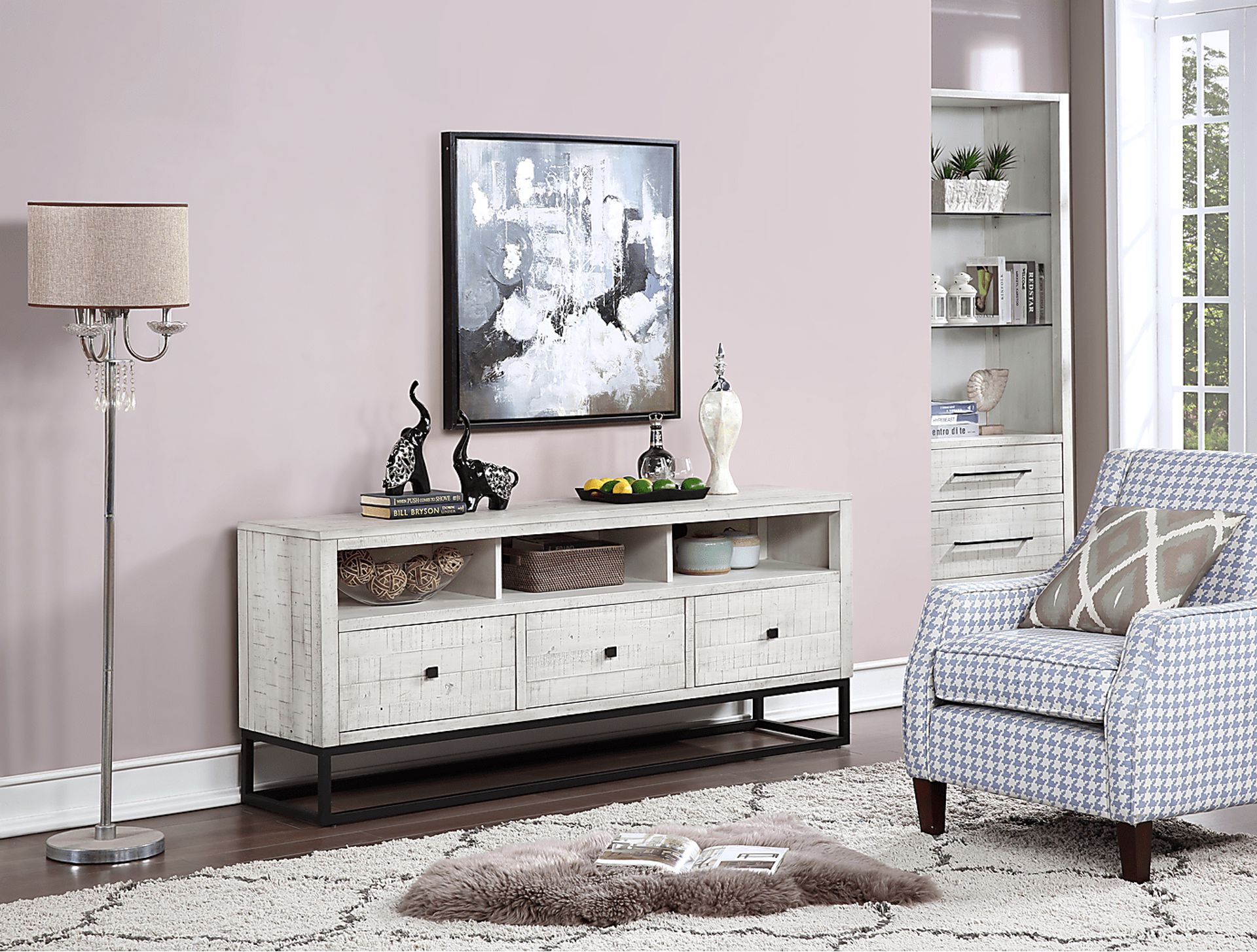 Bavaria White Accent Cabinet - Image 4