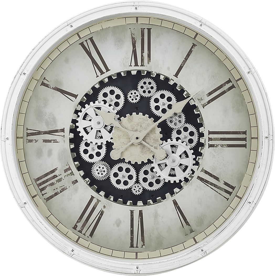 Bavariay White Wall Clock