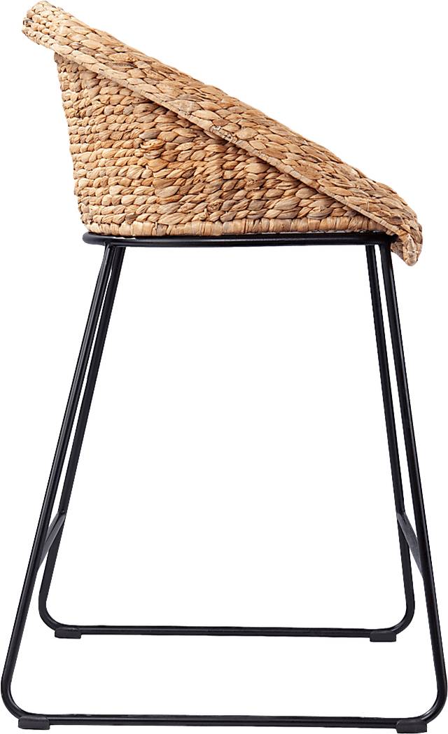 Bawell Natural Counter Height Stool, Set of 2 - Thumbnail - Image 2