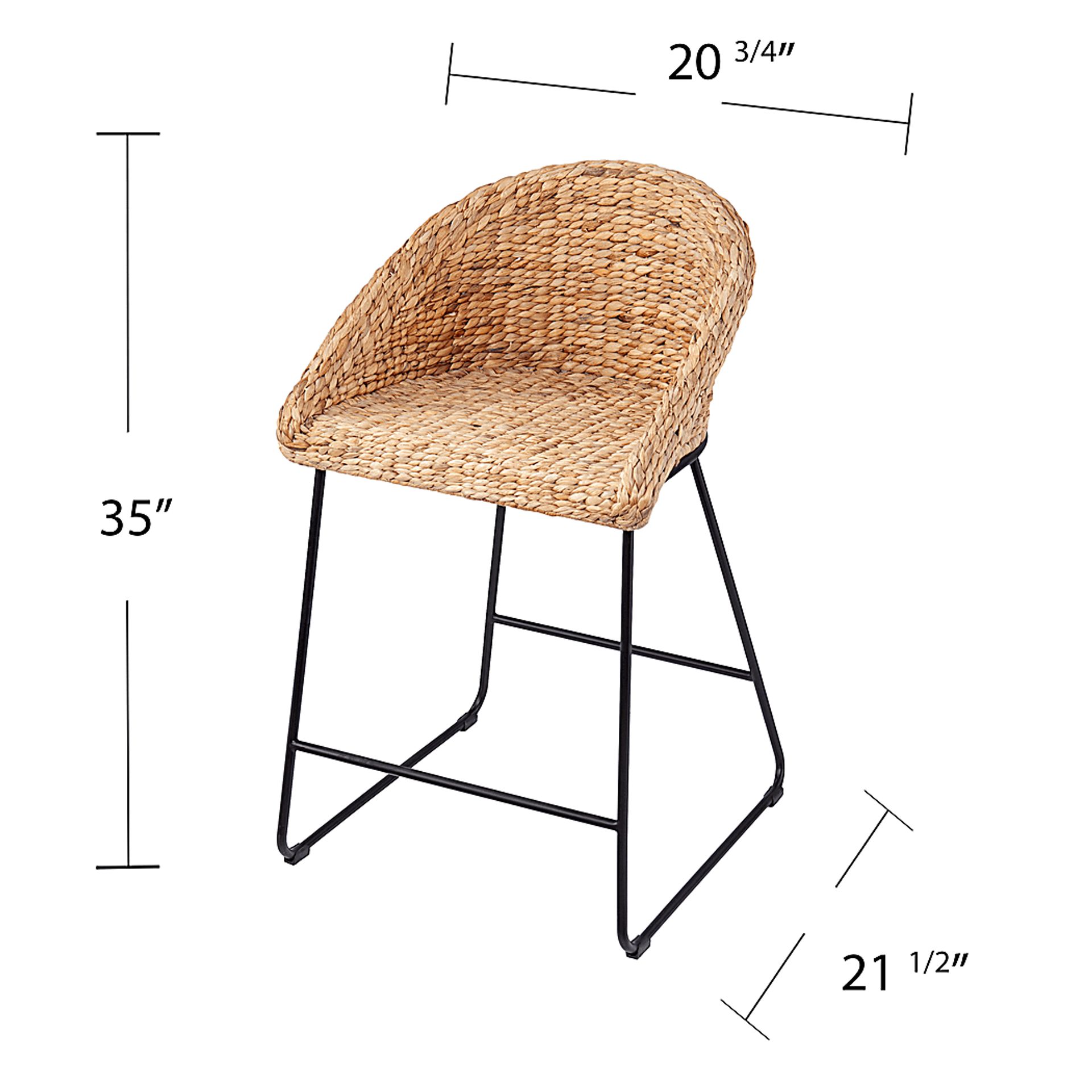 Bawell Natural Counter Height Stool, Set of 2 - Image 7