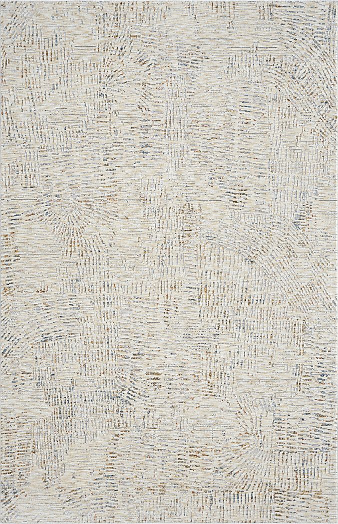 Baxmark Gray/Ivory 5' x 8' Rug