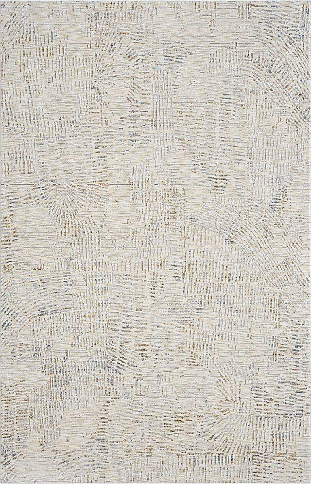 Baxmark Gray/Ivory 7'9 x 9'9 Rug - Thumbnail - Image 1