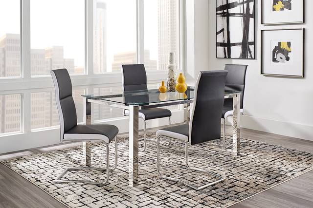 Bay City Black Side Chair - Thumbnail - Image 2