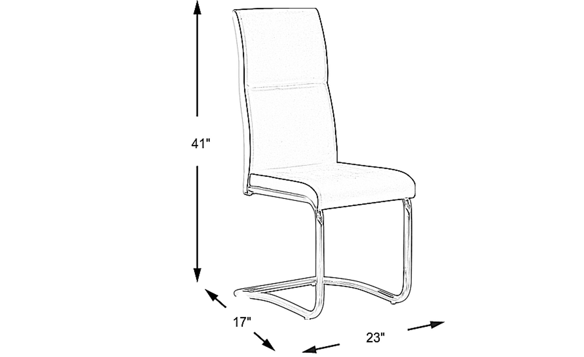 Dimension Image. Please refer to the Dimension Tab on this page for dimension details.