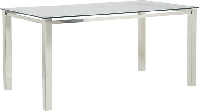Bay City Silver 5 Pc Dining Room with Red Chairs - Thumbnail - Image 2