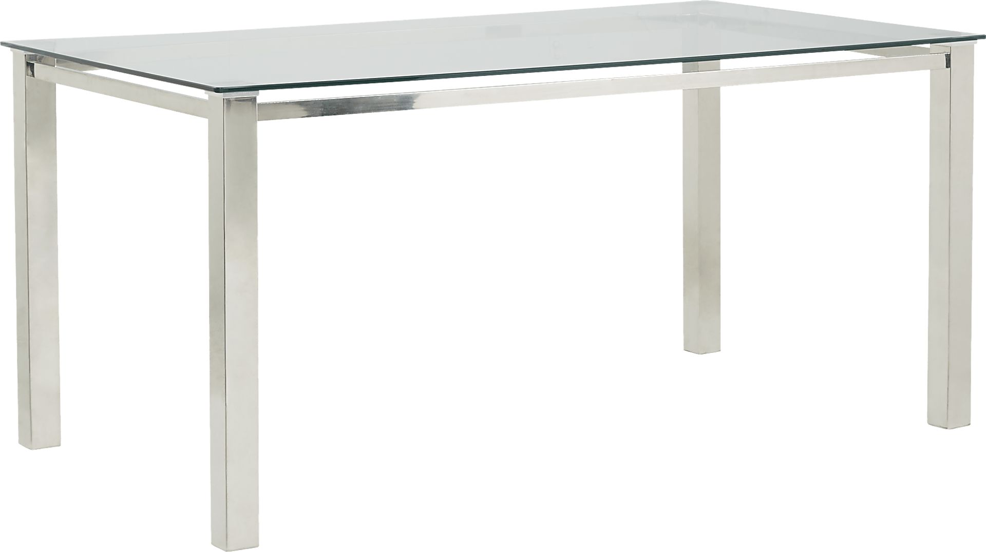 Bay City Silver 5 Pc Dining Room with Black Chairs - Image 2