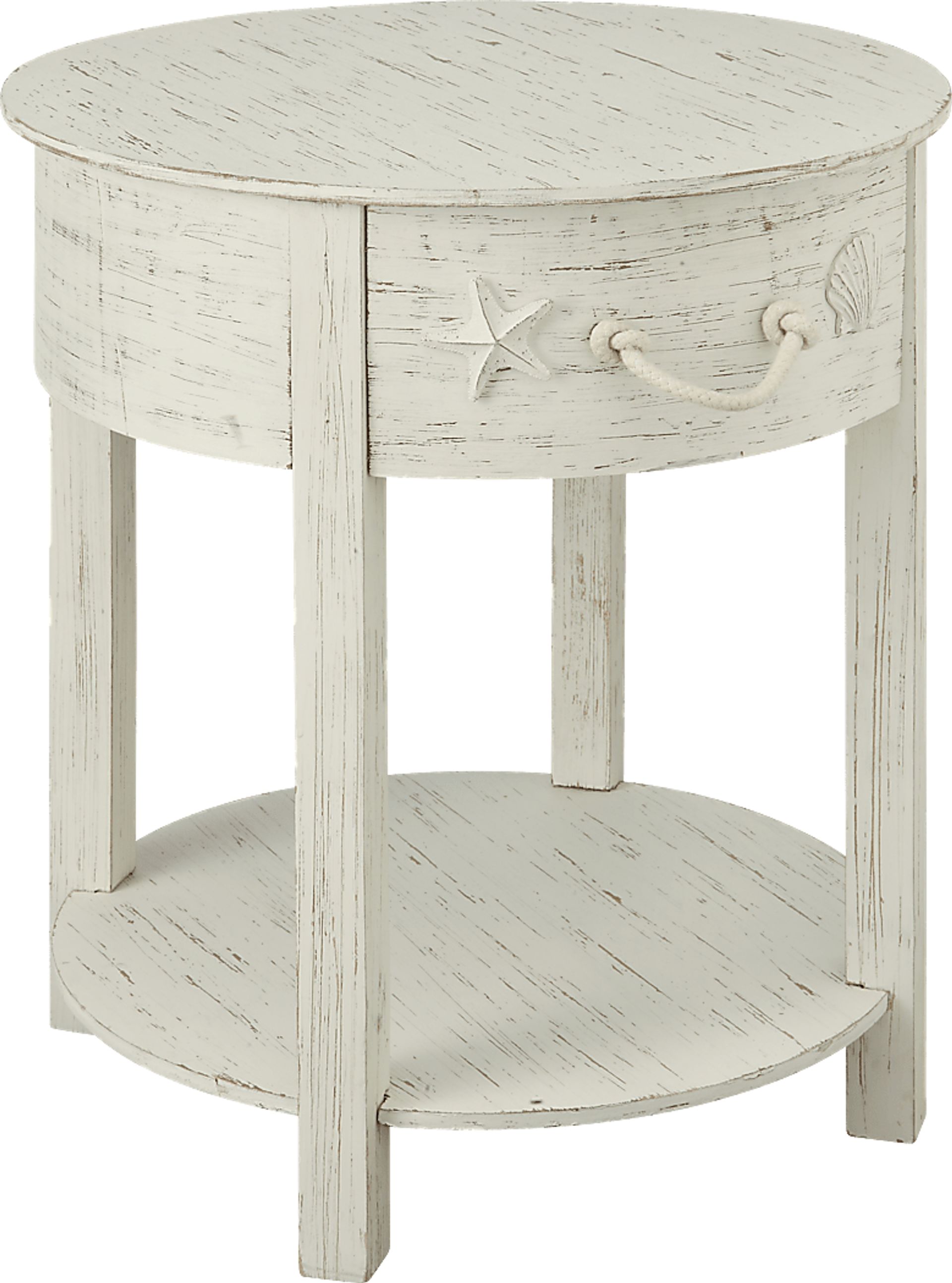 Bay Life White Accent Table - Image 1