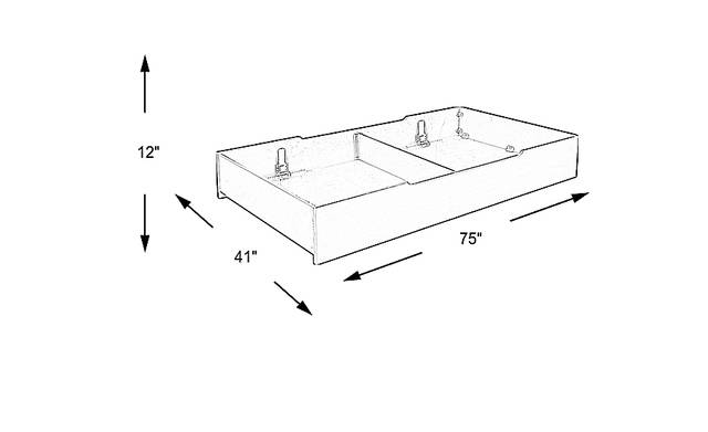Dimension Image. Please refer to the Dimension Tab on this page for dimension details.