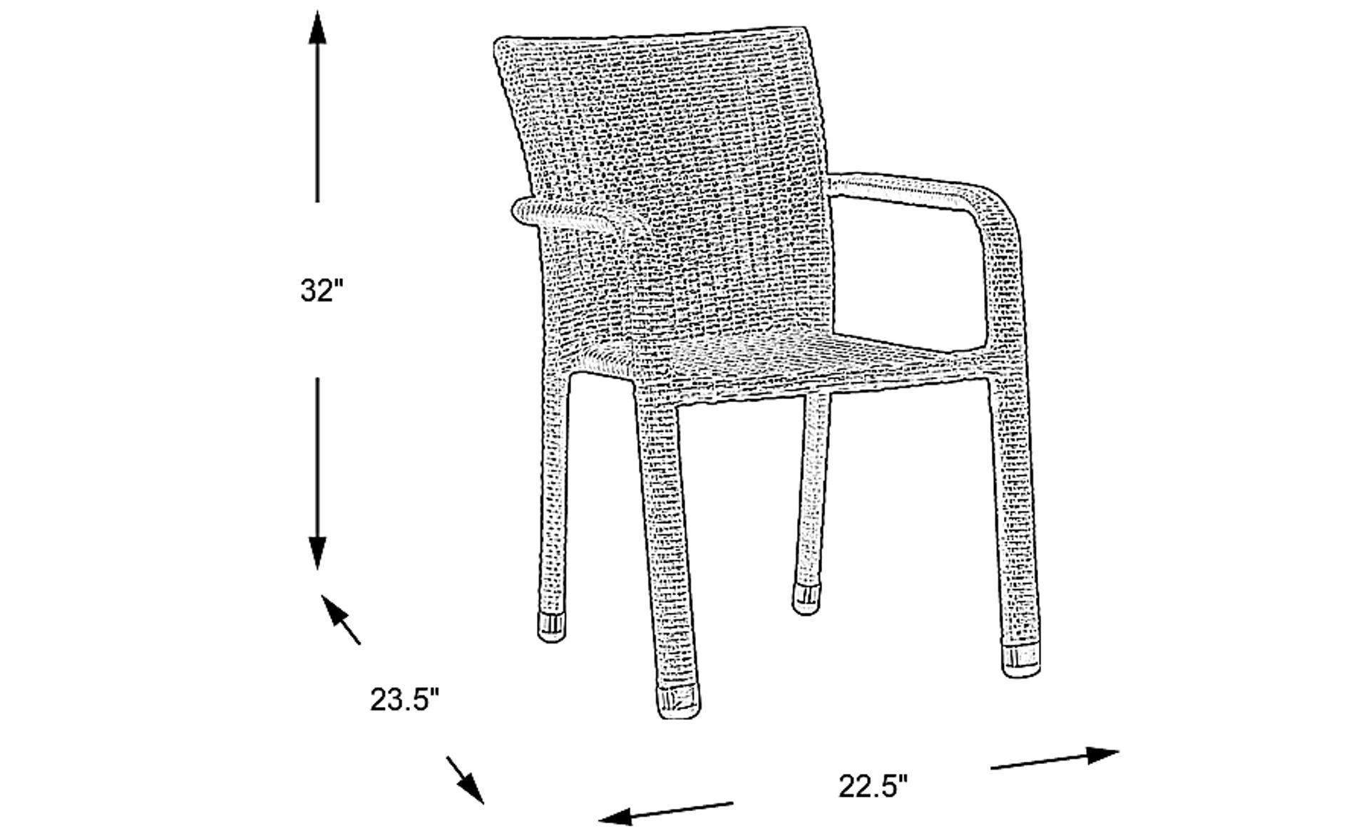 Dimension Image. Please refer to the Dimension Tab on this page for dimension details.