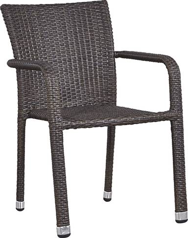 square back arm chair