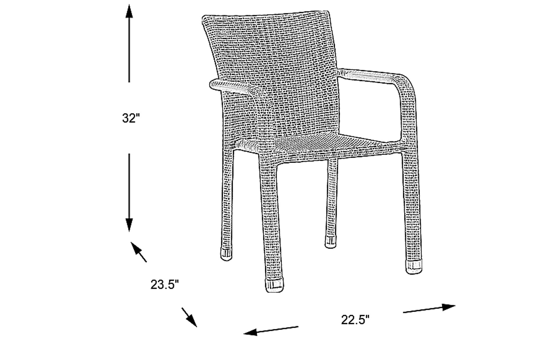 Dimension Image. Please refer to the Dimension Tab on this page for dimension details.