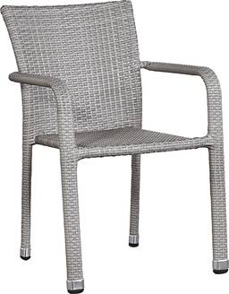 square back arm chair