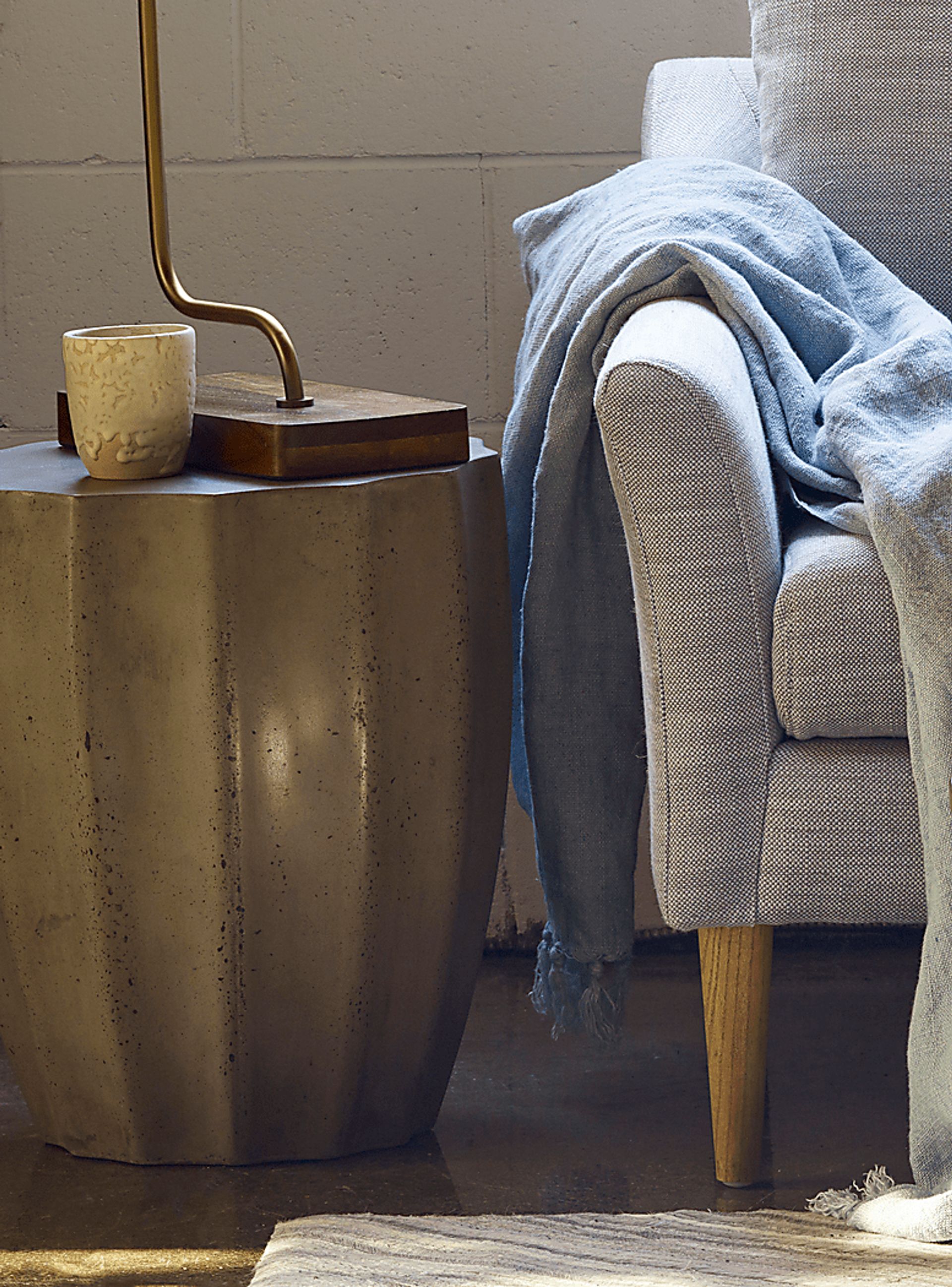 Bayaud Dark Gray Outdoor Stool - Image 4