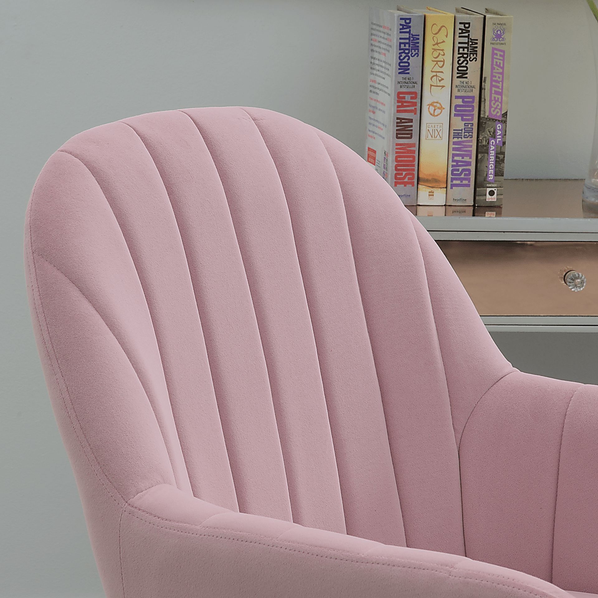 Baybliss Pink Office Chair - Image 2