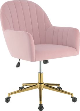 Baybliss Pink Office Chair