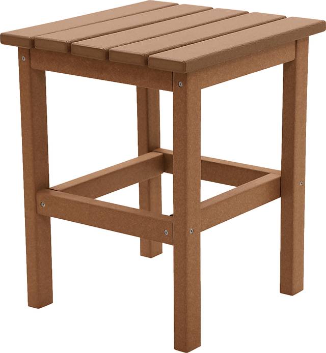 Bayfield Park Traditional Brown Outdoor Side Table - Thumbnail - Image 1