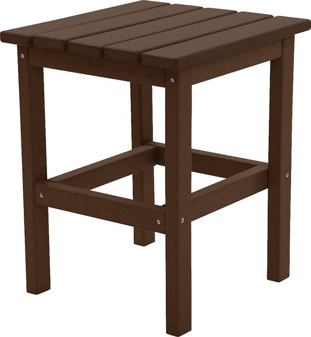 Bayfield Park Traditional Espresso Outdoor Side Table - Thumbnail - Image 1
