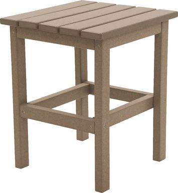 Bayfield Park Traditional Tan Outdoor Side Table