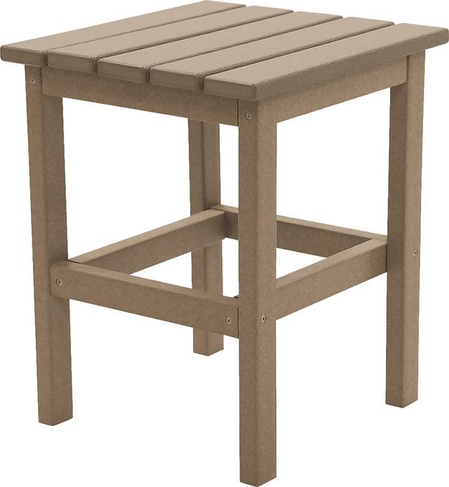 Bayfield Park Traditional Tan Outdoor Side Table - Thumbnail - Image 1