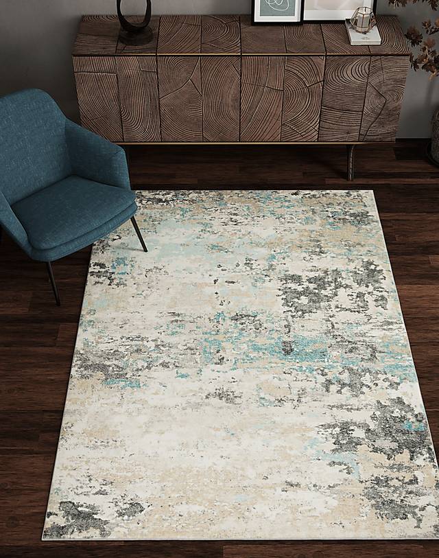 Baylants Blue 5' x 7' Rug - Thumbnail - Image 2