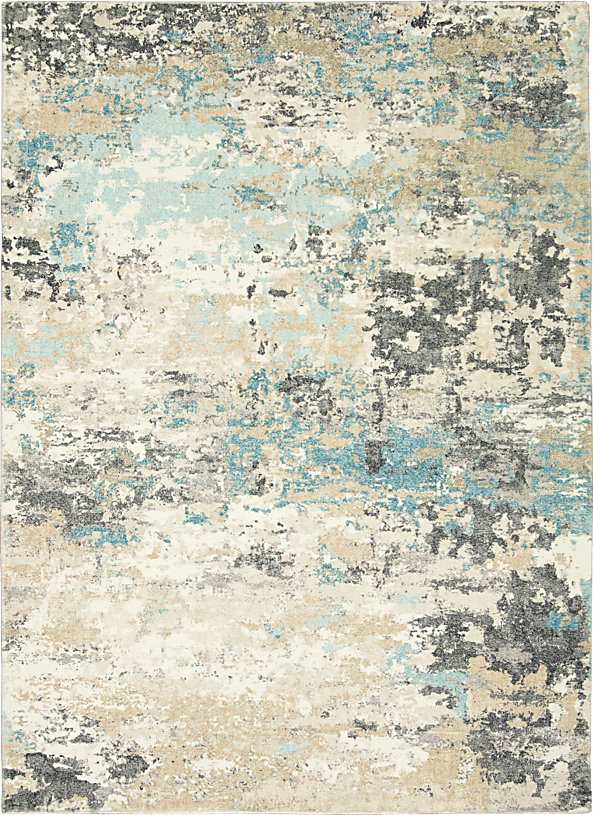 Baylants Blue 5' x 7' Rug - Image 1