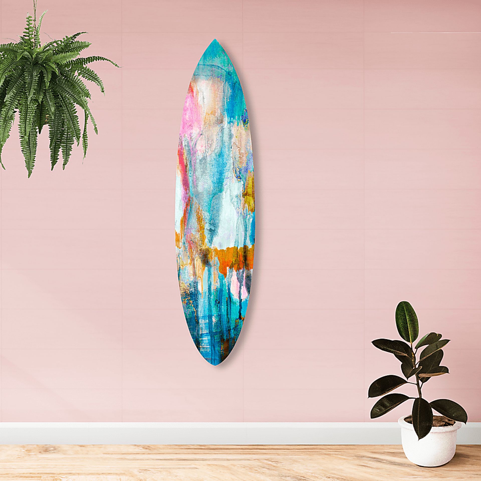 Bayler Blue Wall Decor - Image 2