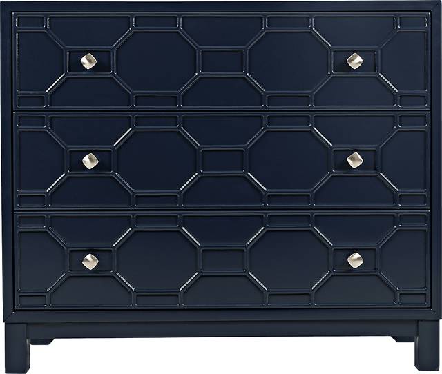 Bayley Navy Accent Cabinet - Thumbnail - Image 2