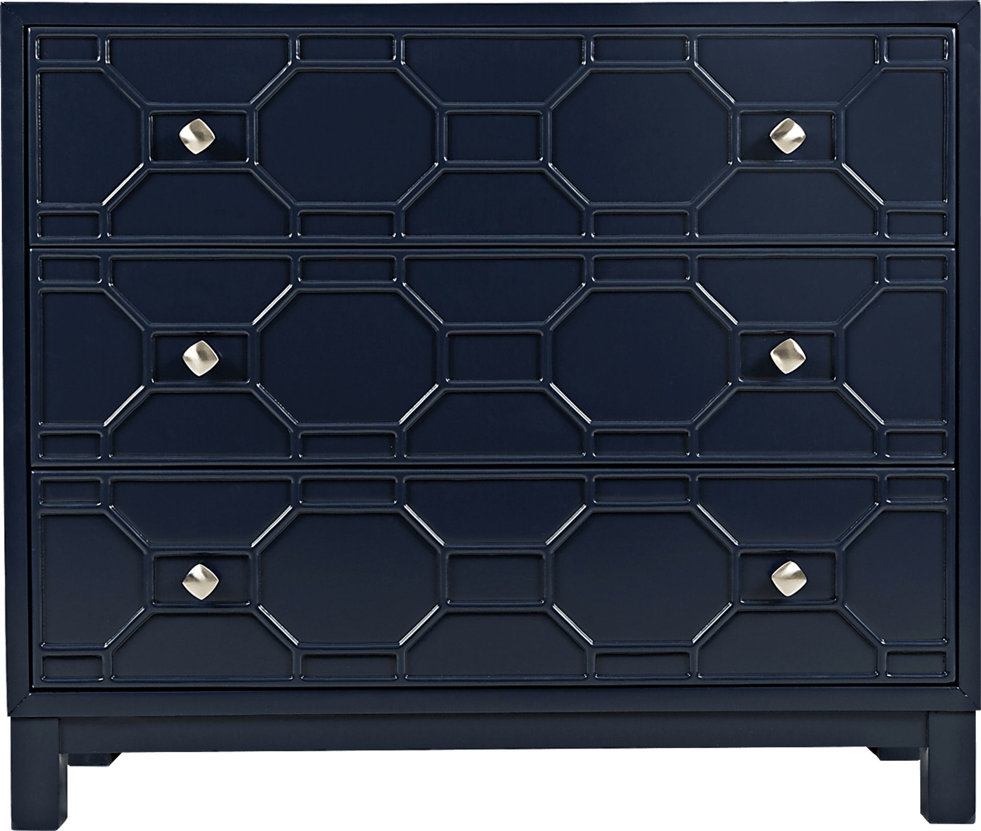 Bayley Navy Accent Cabinet - Image 3