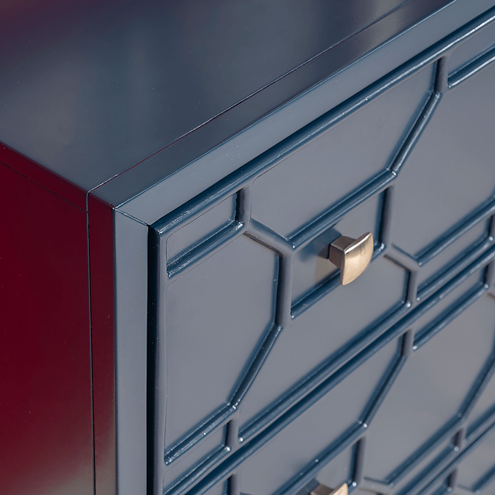 Bayley Navy Accent Cabinet - Image 8