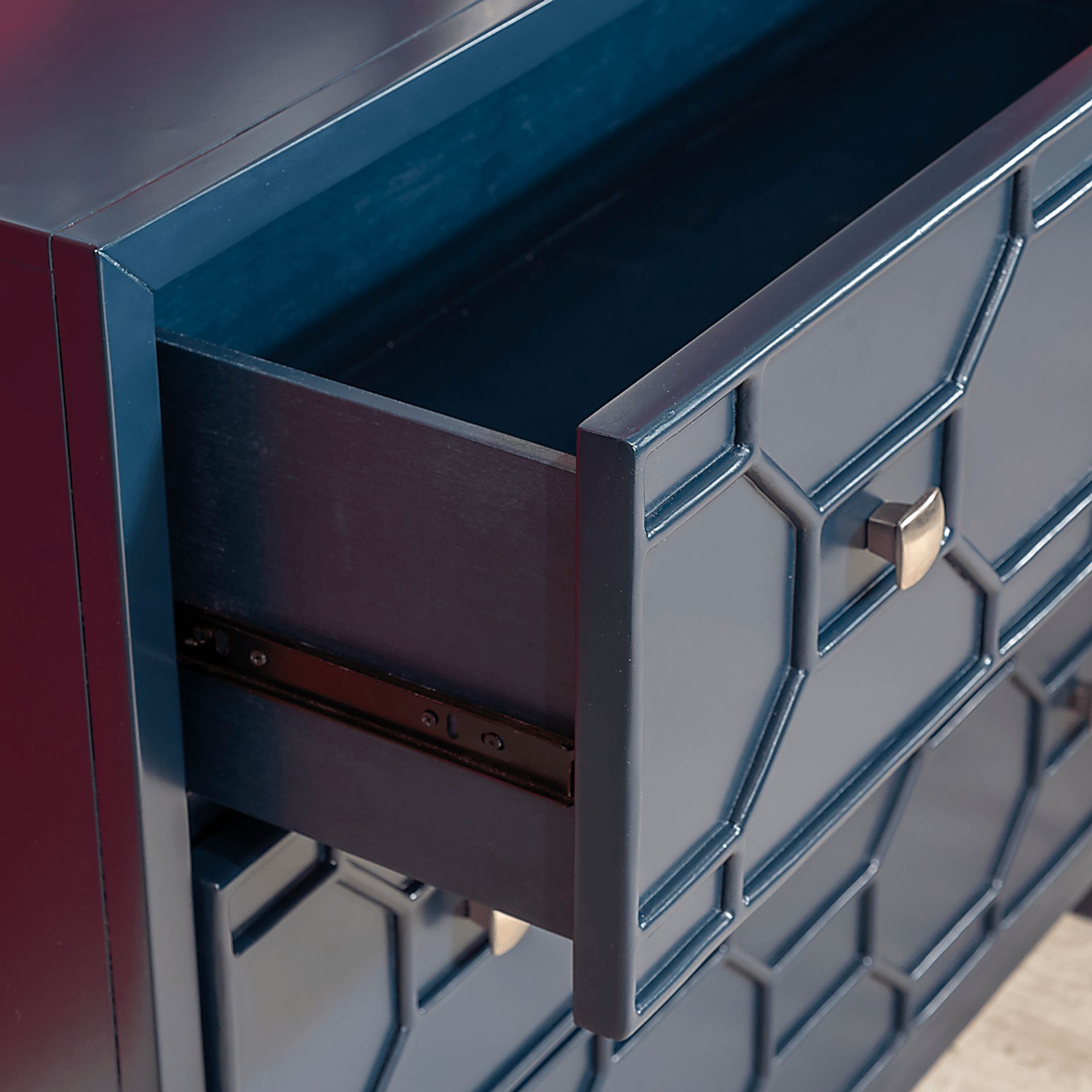 Bayley Navy Accent Cabinet - Image 9
