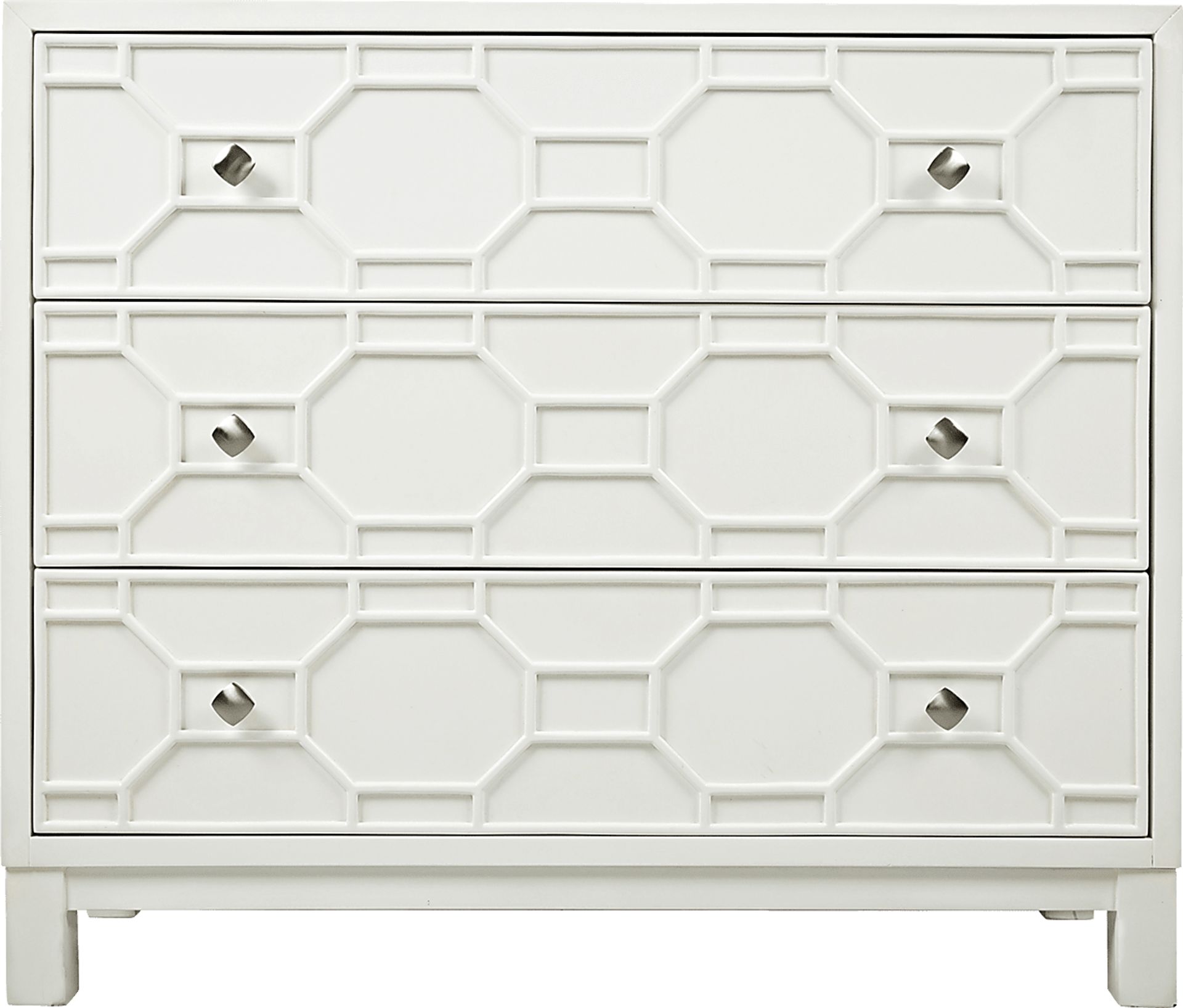 Bayley White Accent Cabinet - Image 2