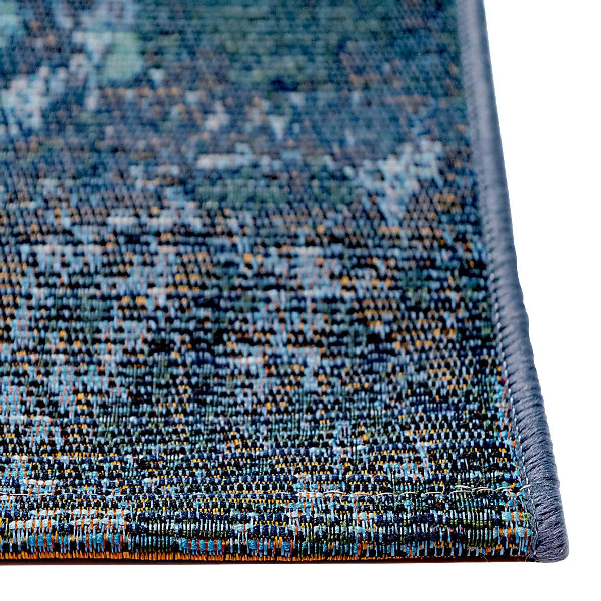 Baylin Blue 6'6 x 9'4 Indoor/Outdoor Rug