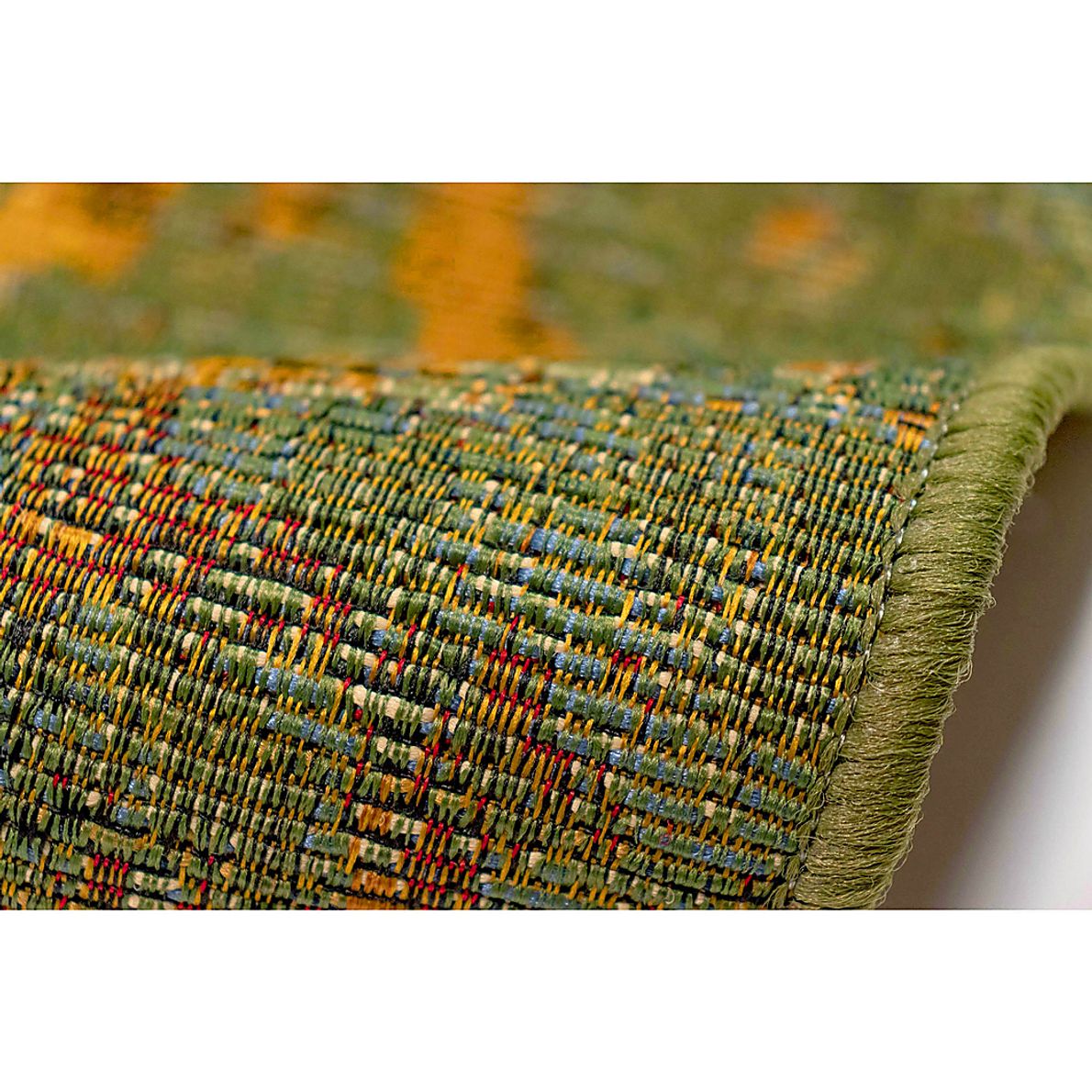 Baylin Green 7'10 x 9'10 Indoor/Outdoor Rug