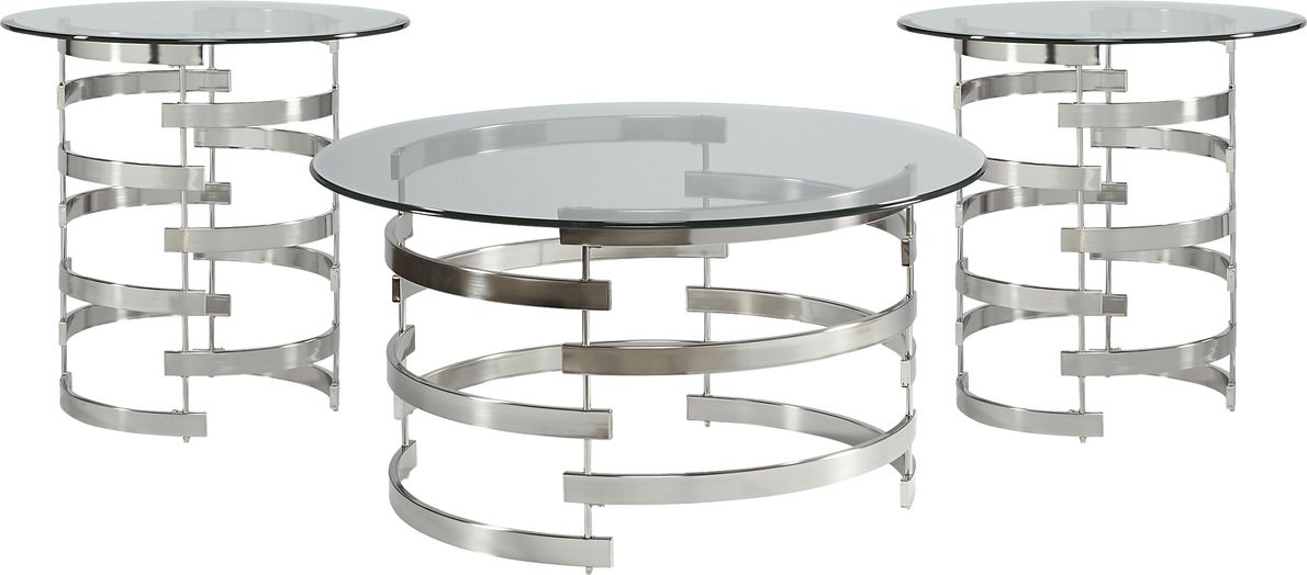 Baylor Metal 3 Pc Table Set Rooms To Go