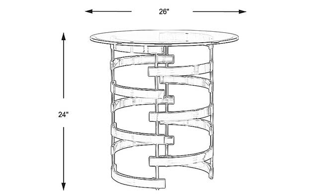 Dimension Image. Please refer to the Dimension Tab on this page for dimension details.