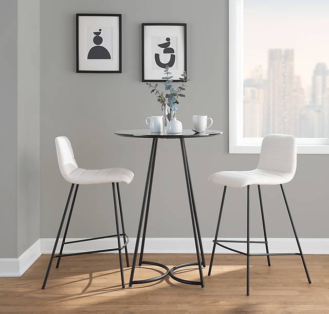 Bayouwood II White Counter Height Stool, Set of 2 - Thumbnail - Image 3