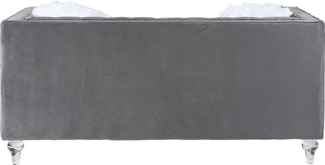 Bayporte Gray Loveseat with Two Pillows - Thumbnail - Image 5