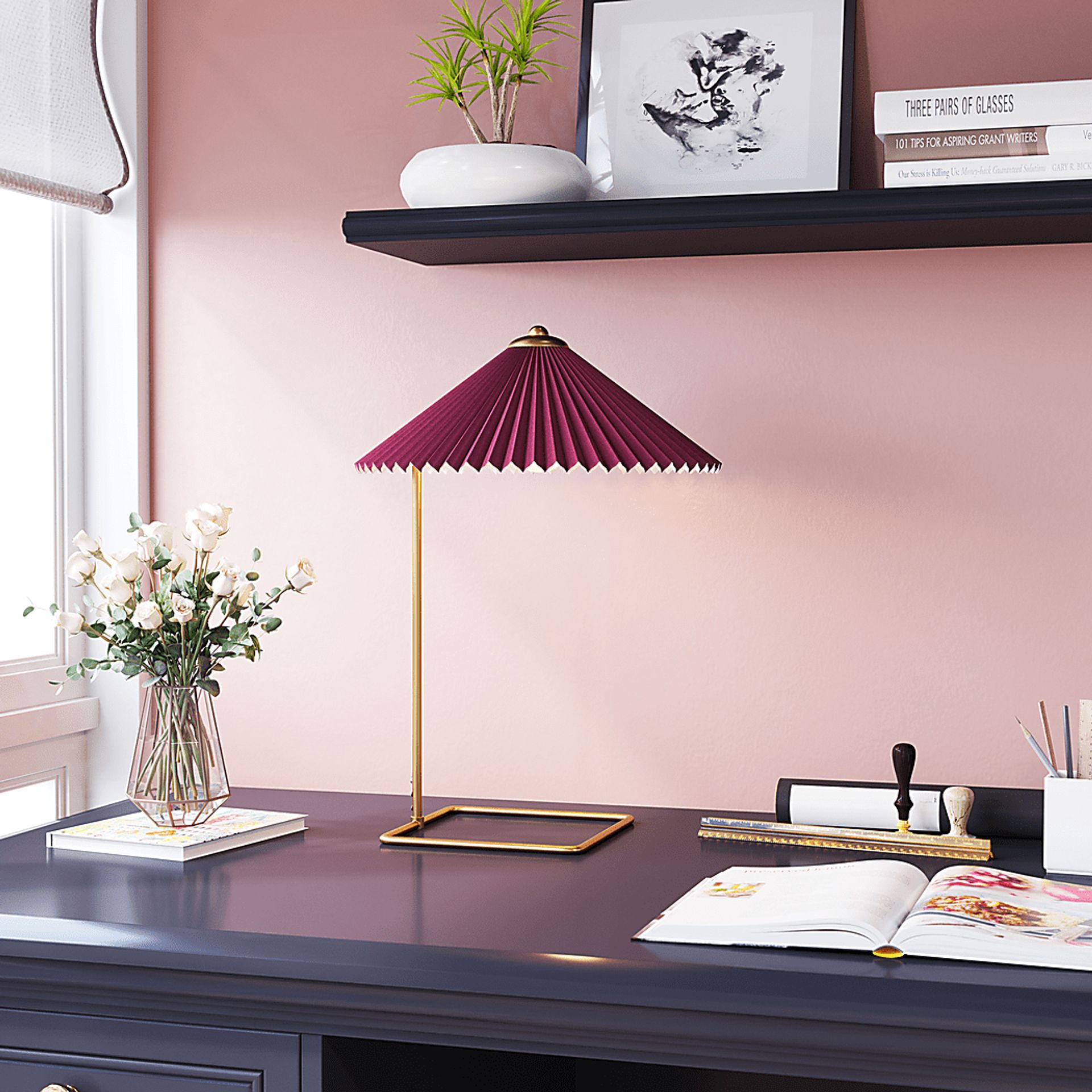 Bayse Bay Red Lamp - Image 2