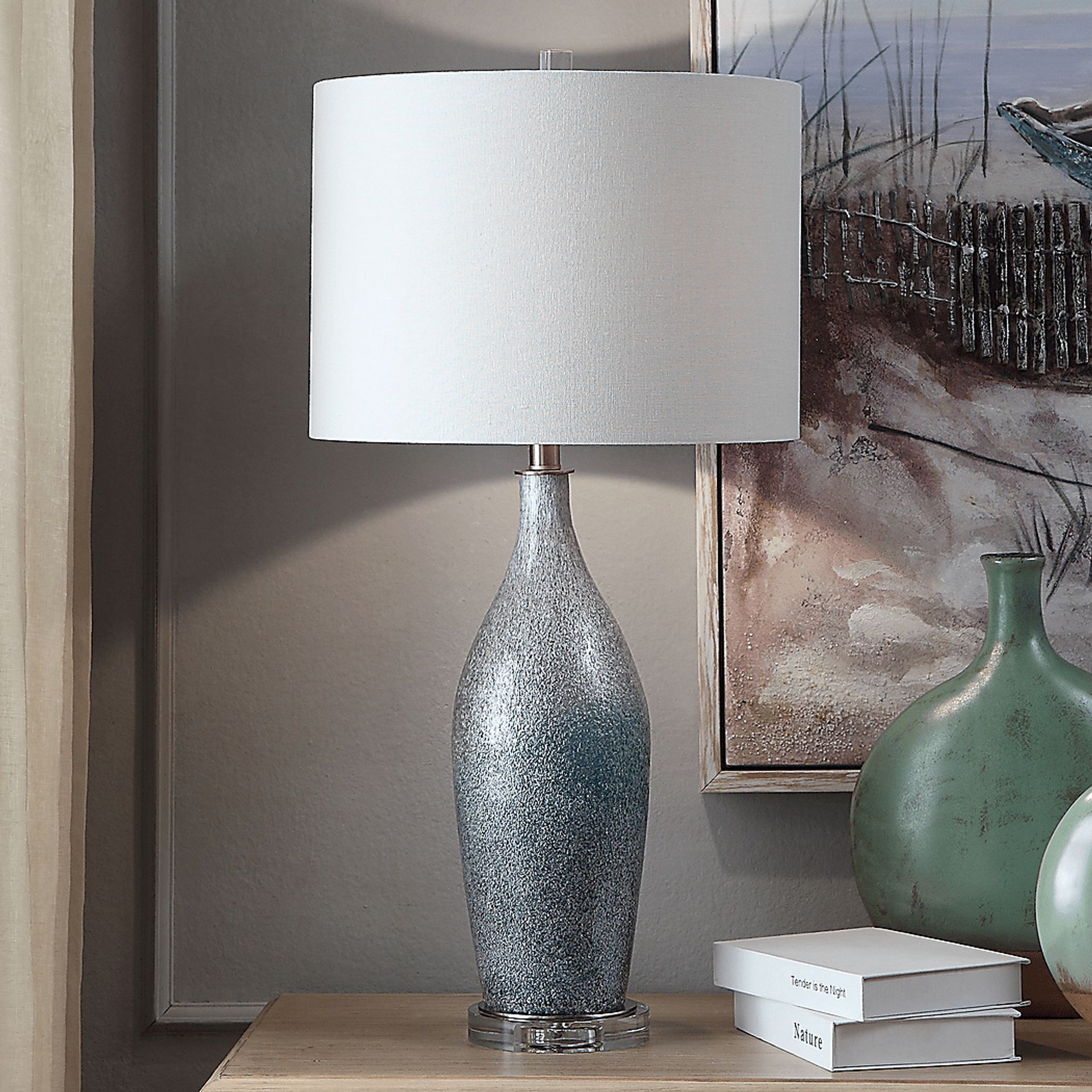 Bayswater Blue Lamp, Set of 2 - Image 2