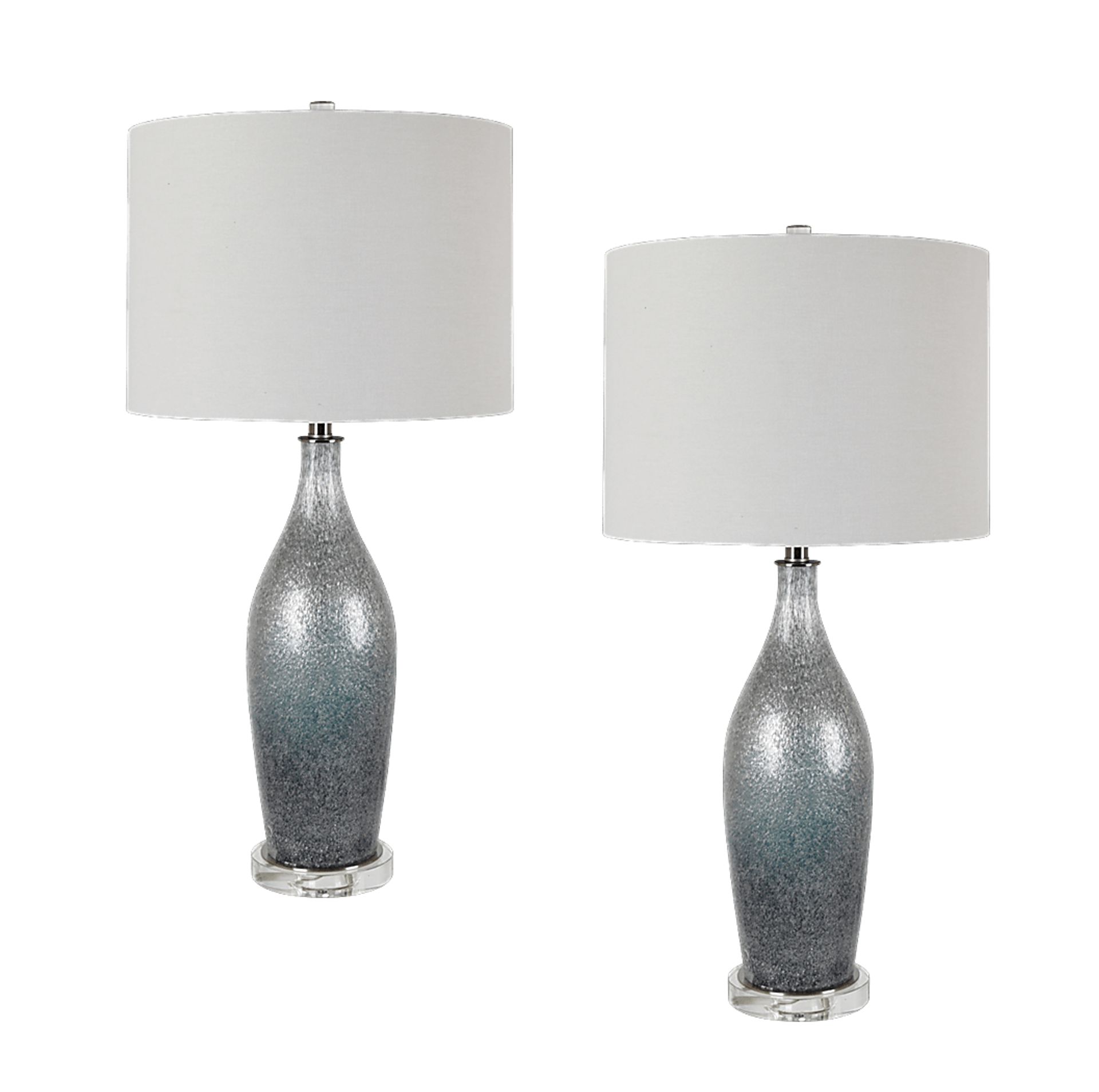 Bayswater Blue Lamp, Set of 2 - Image 1