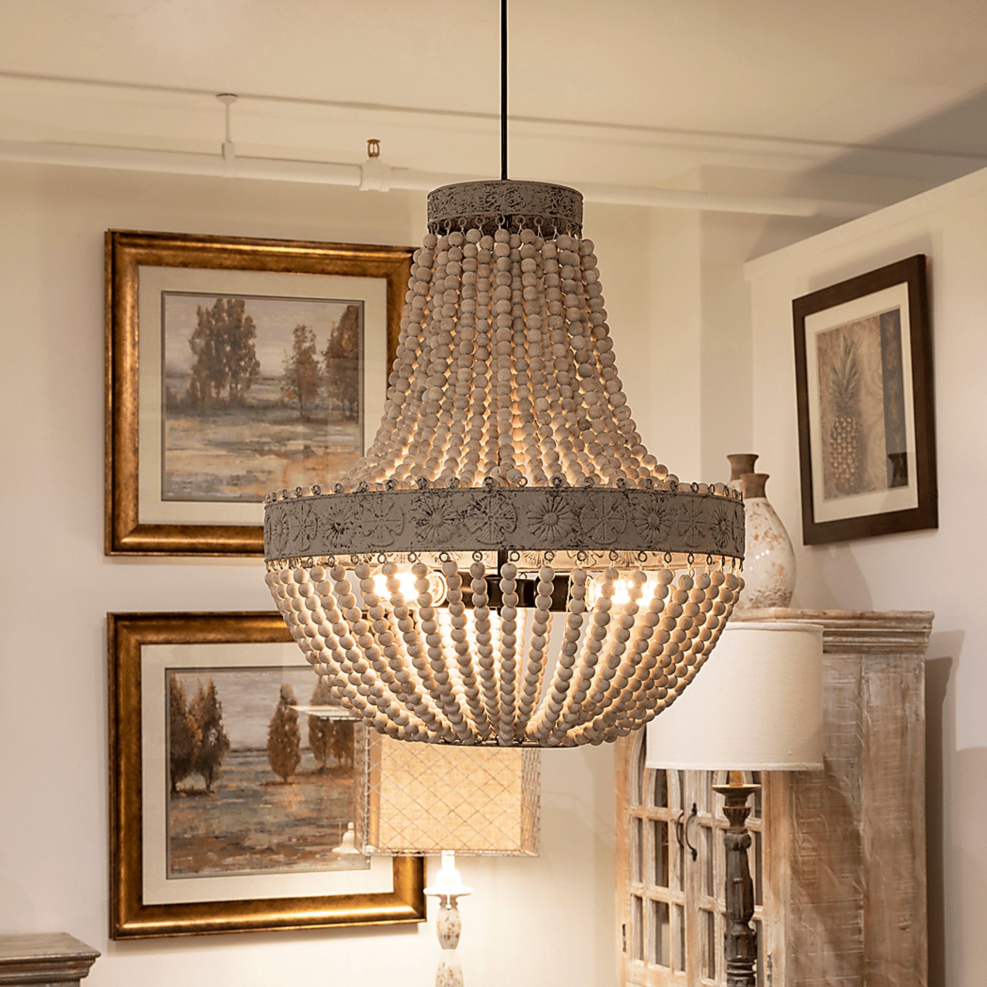 Baytree Gray Chandelier - Image 2