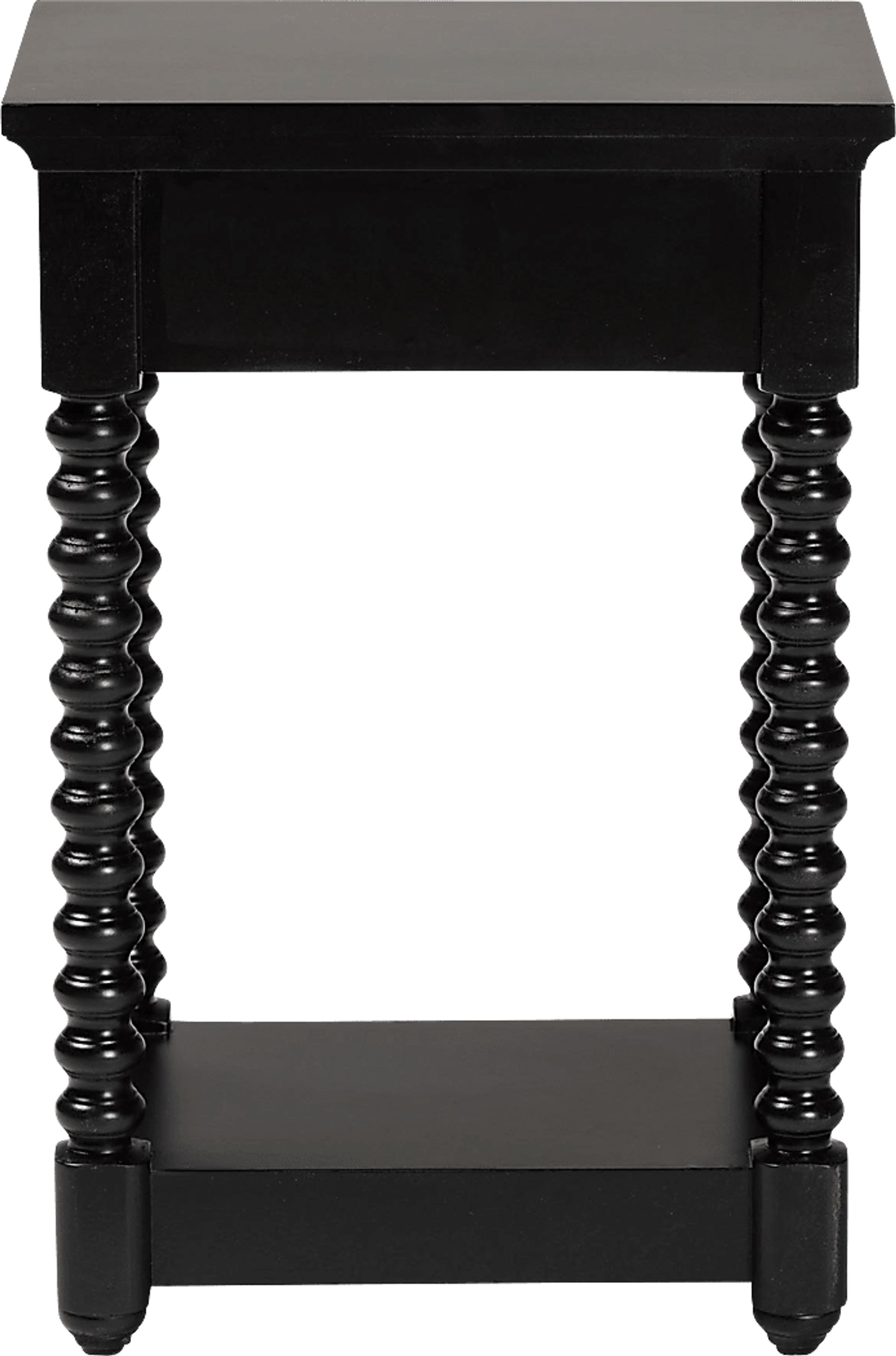 Bazan Black Nightstand - Image 5