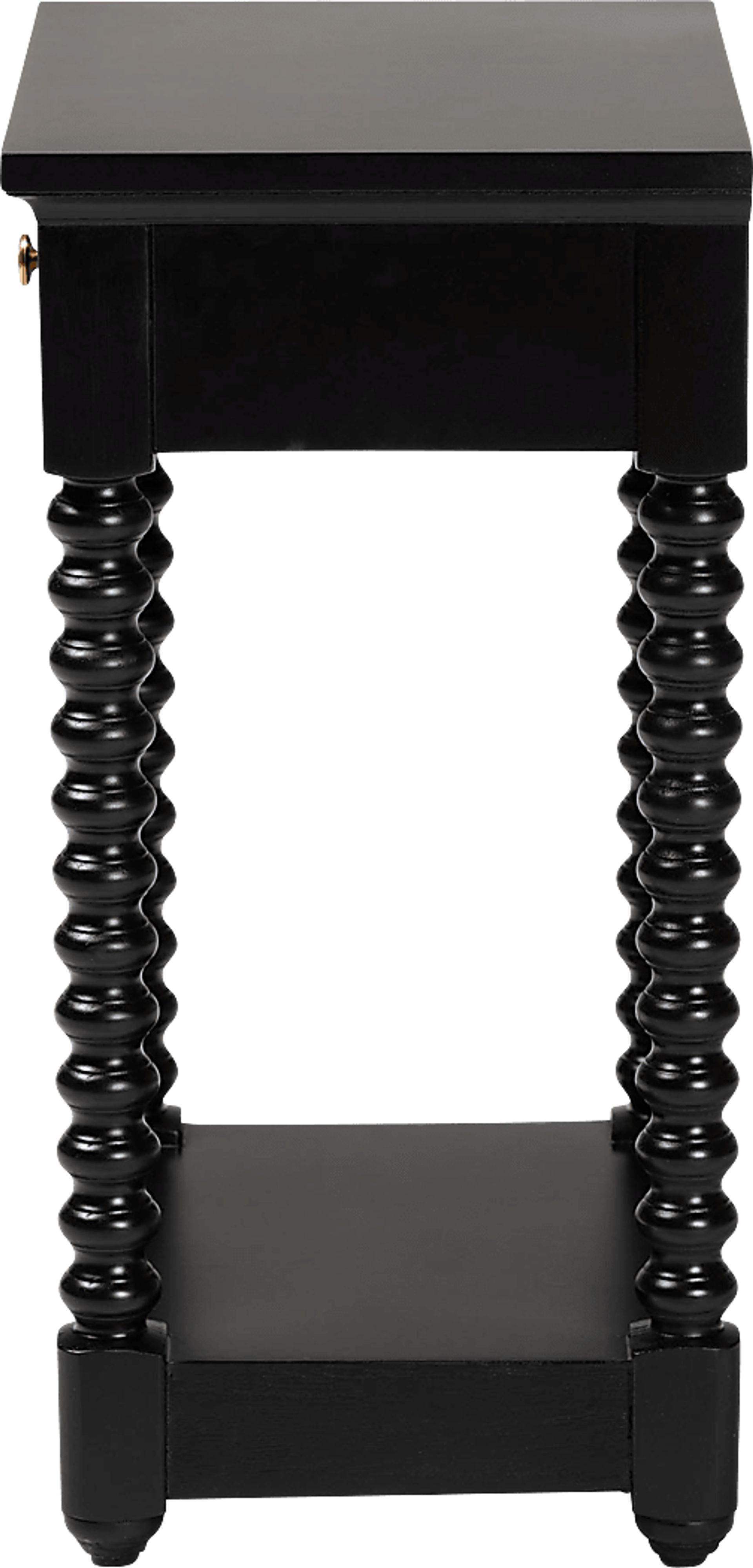 Bazan Black Nightstand - Image 8