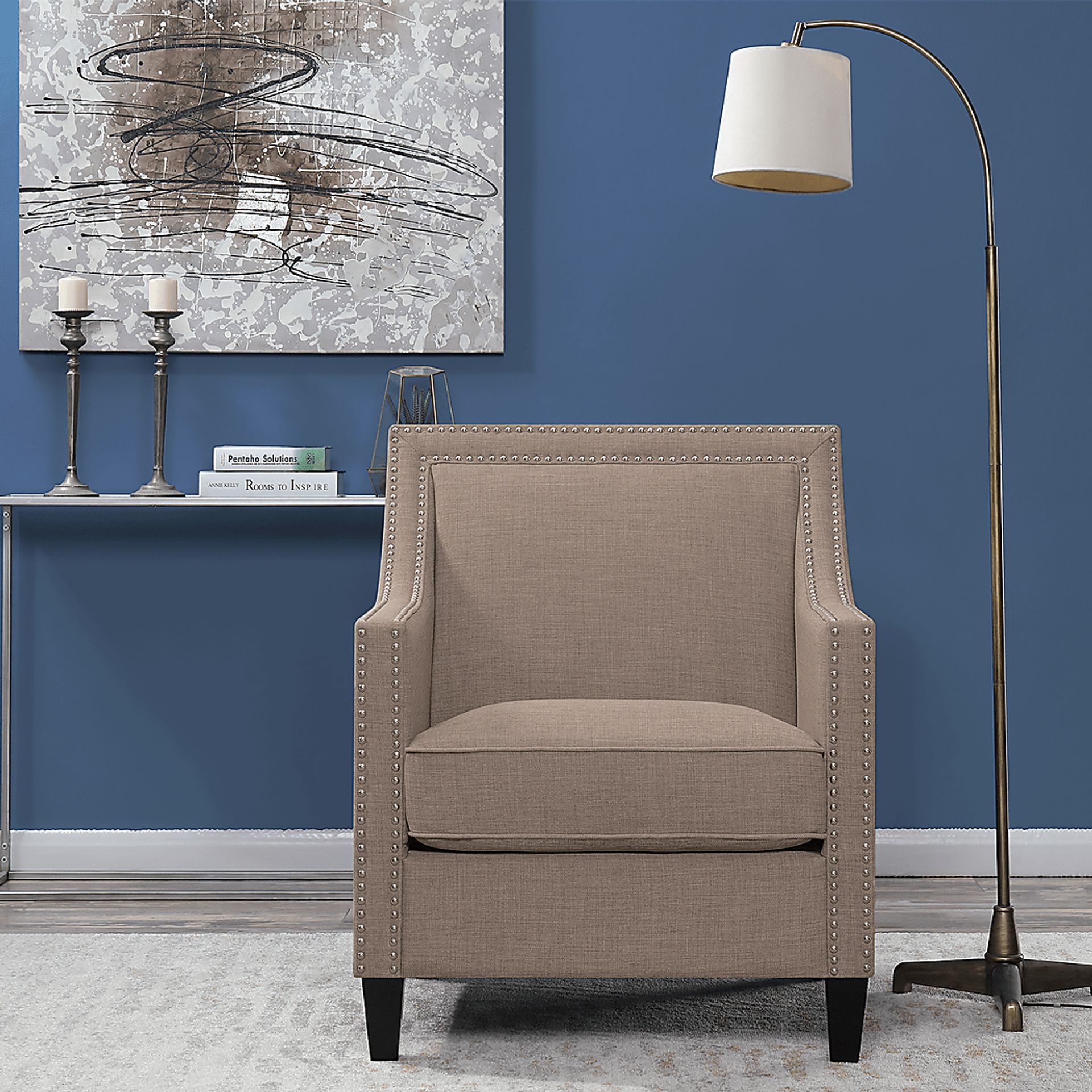 Bazemore Beige Accent Chair - Image 2