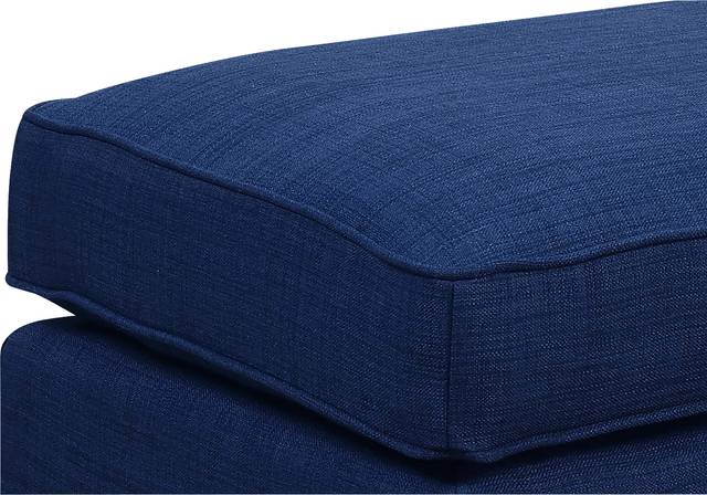 Bazemore Blue Ottoman - Thumbnail - Image 3