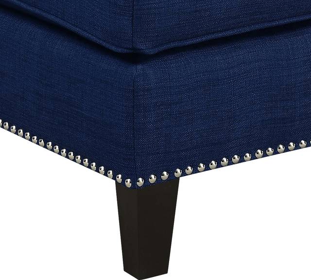 Bazemore Blue Ottoman - Thumbnail - Image 4