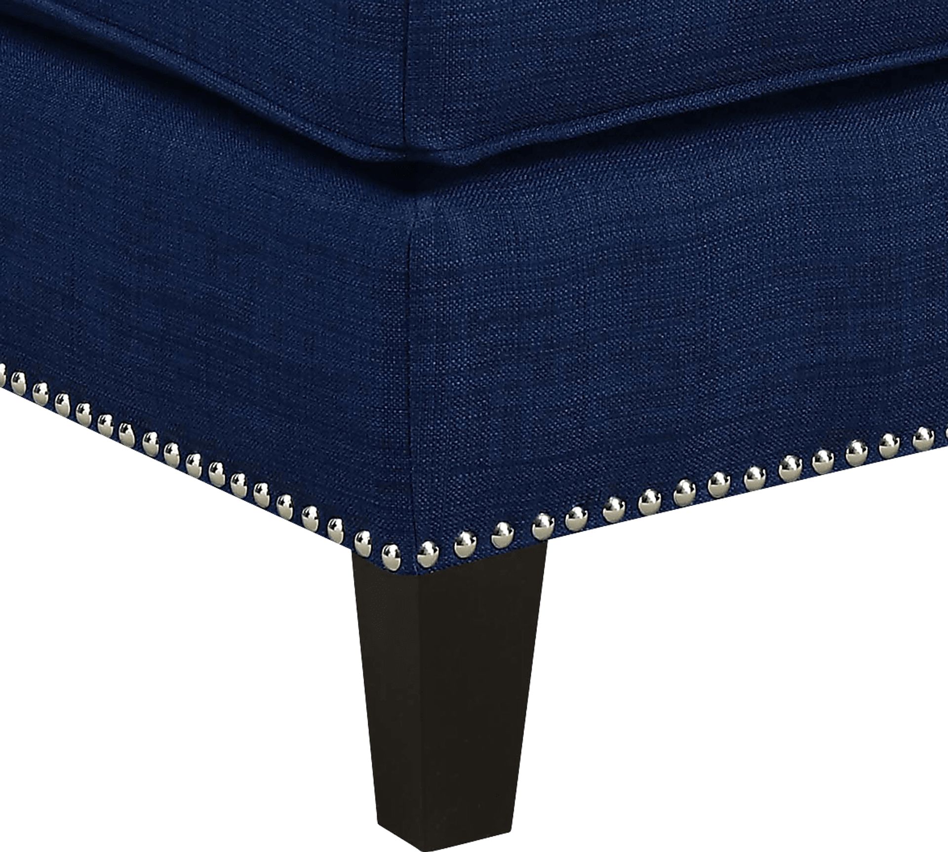 Bazemore Blue Ottoman - Image 4