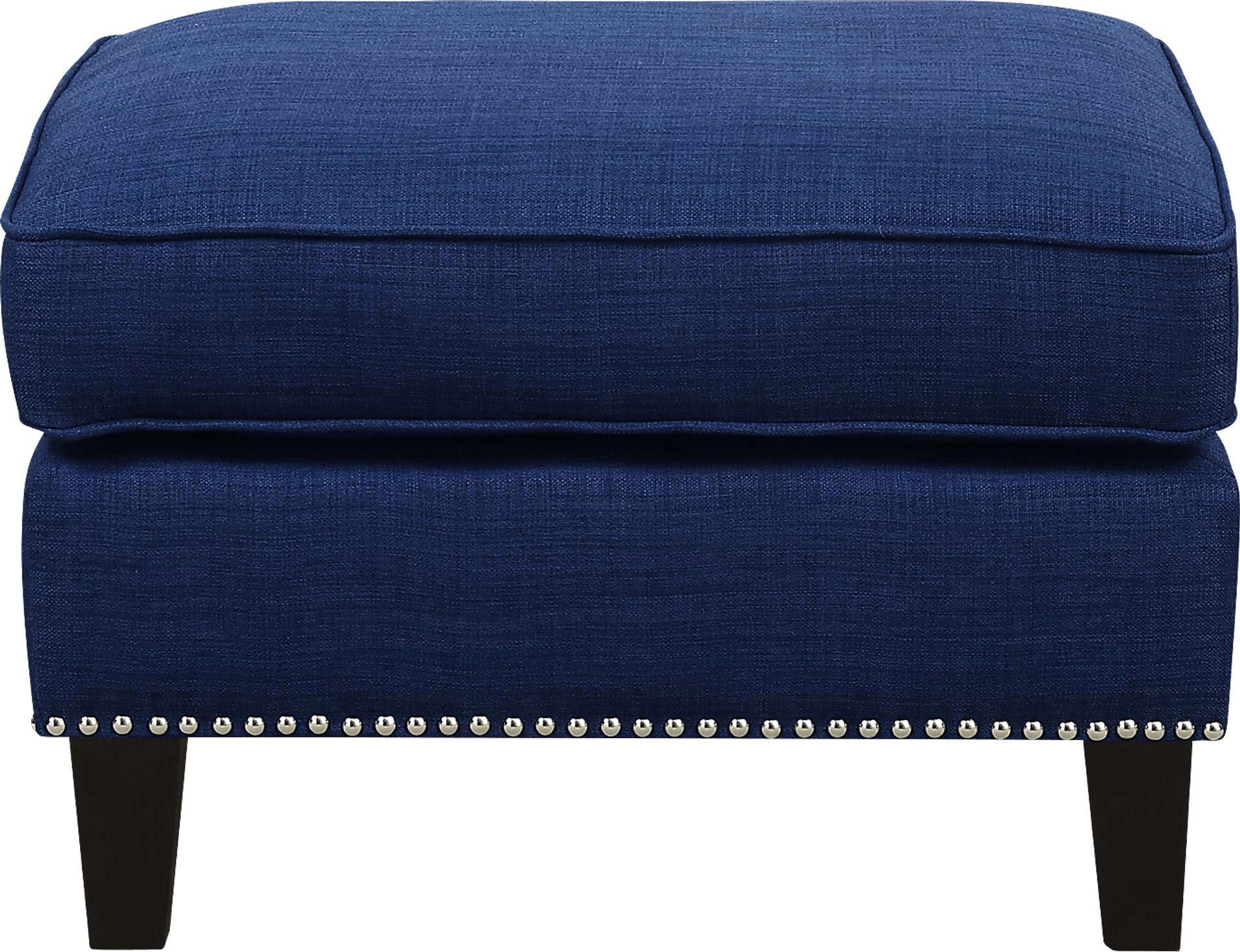 Bazemore Blue Ottoman - Image 5