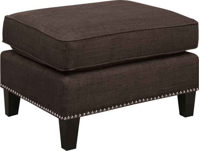 Bazemore Brown Ottoman - Thumbnail - Image 1